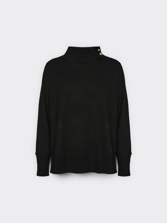 Pull en viscose avec boutons