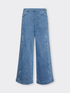 Jeans mit Blumenmuster und weitem Bein, "Wanda" image number 4