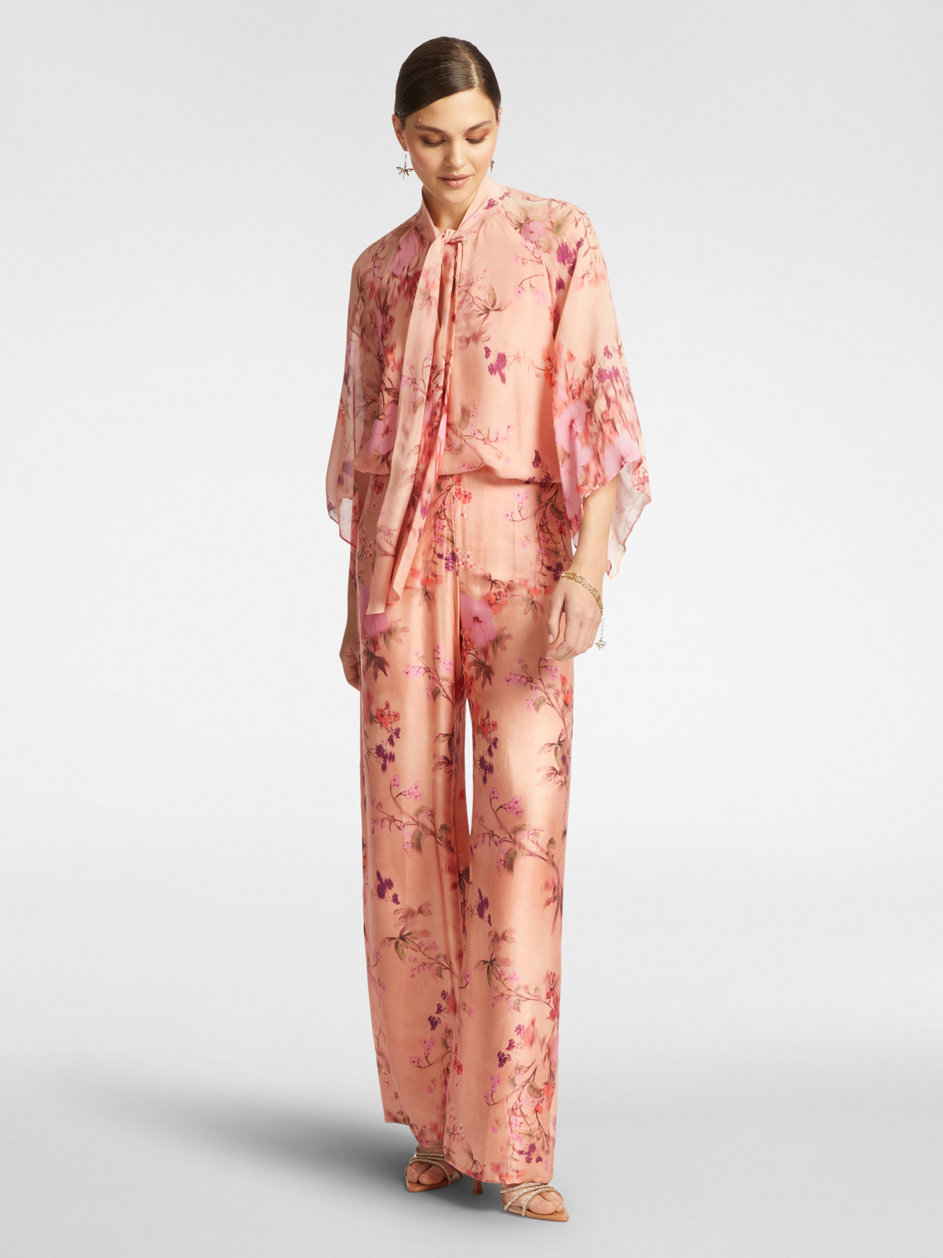 Elegant printed trousers image number 0