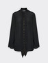 Viscose blouse with bow image number 4