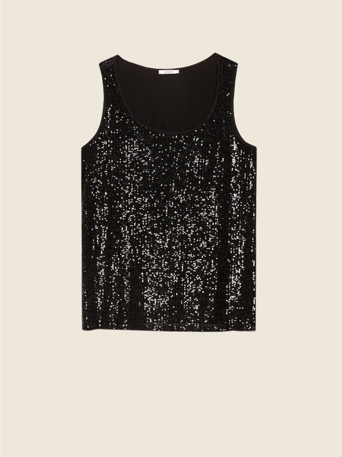 Elenamiro&nbsp;: Top avec devant en paillettes_8