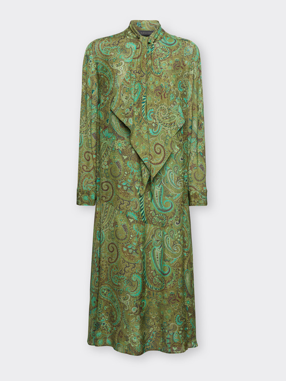 Robe en viscose imprim&eacute;e