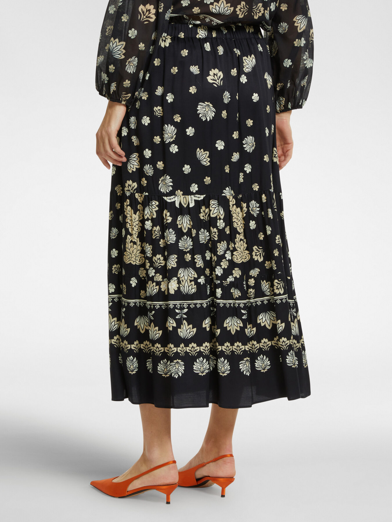 Gonna lunga stampata image number 1