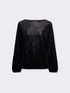 Blusa de chenille laminado image number 4
