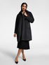 Manteau cocoon avec col image number 2