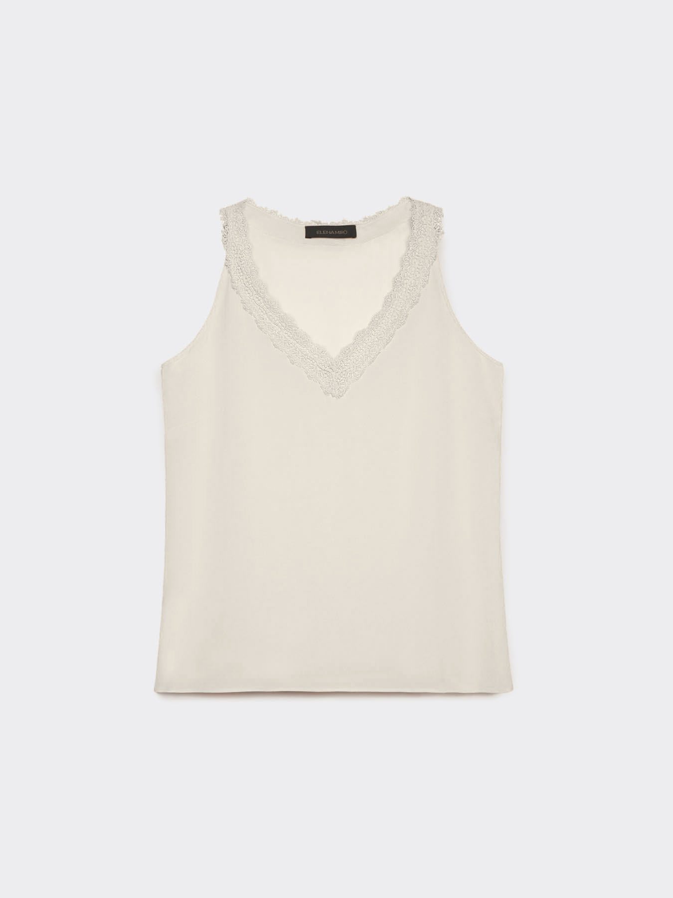 Top con bordo in pizzo image number 5