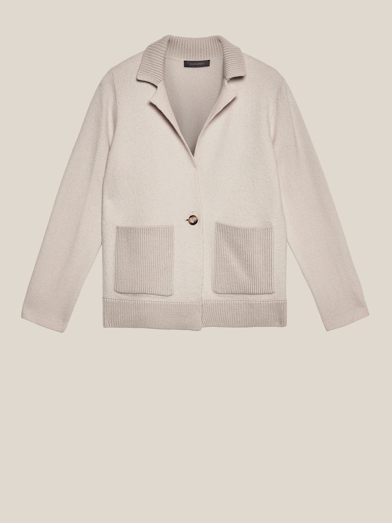 Giacca in lana cotta image number 4