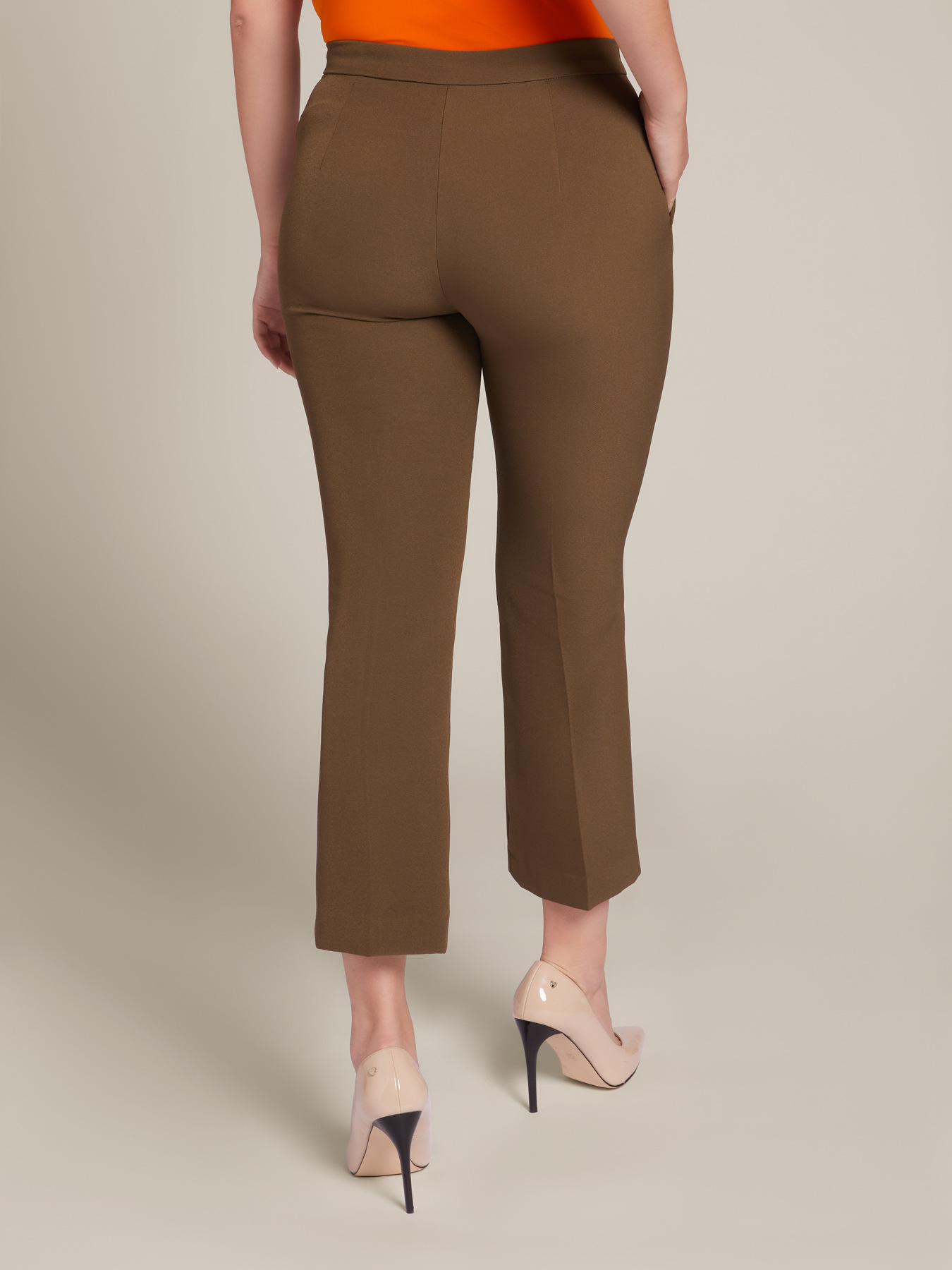 Kick flare trousers from recycled fibres image number 1