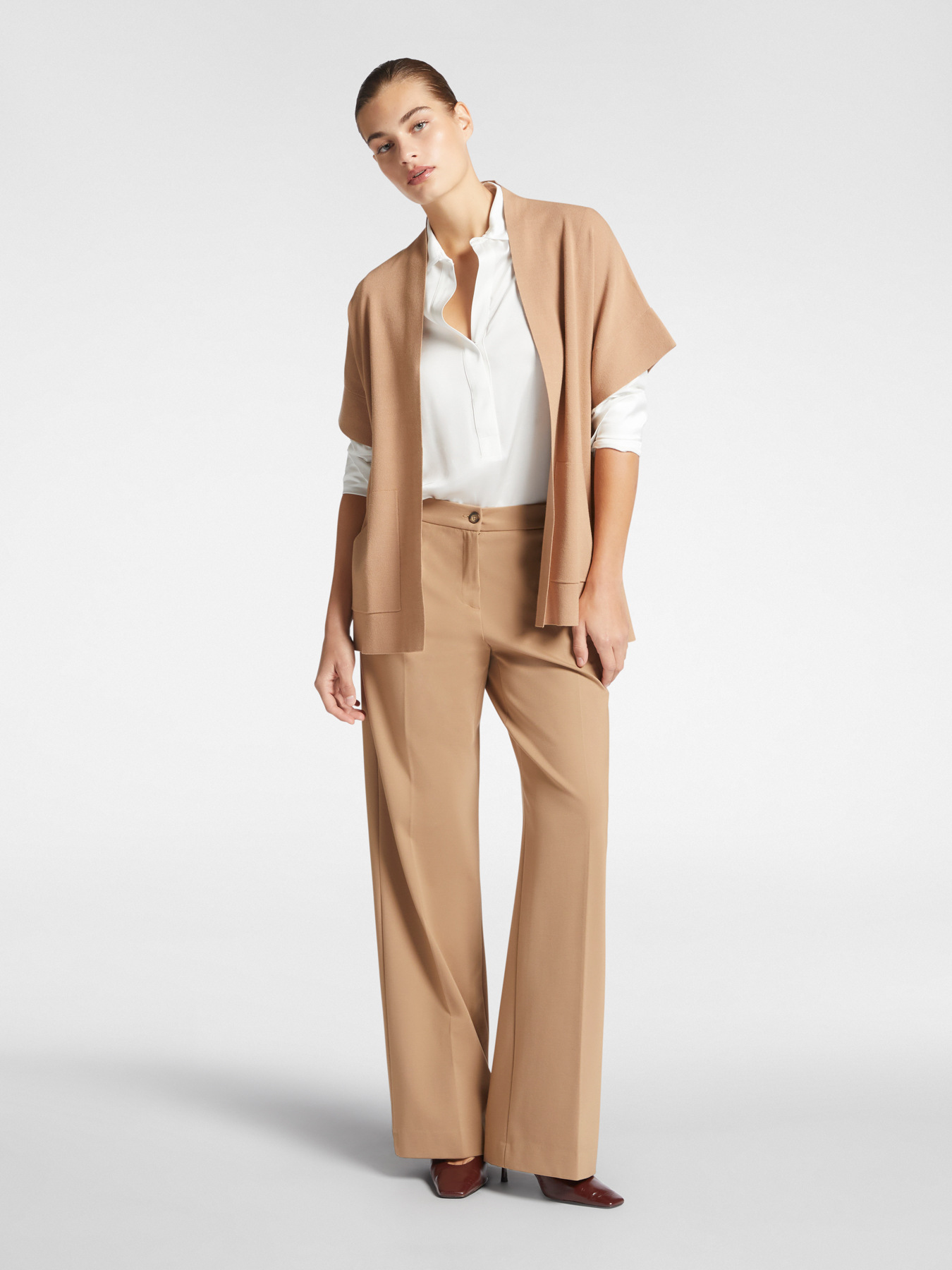 T-shirt em dois tecidos em viscose ECOVERO™ image number 2