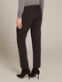 Basic straight trousers in bi-stretch twill image number 2