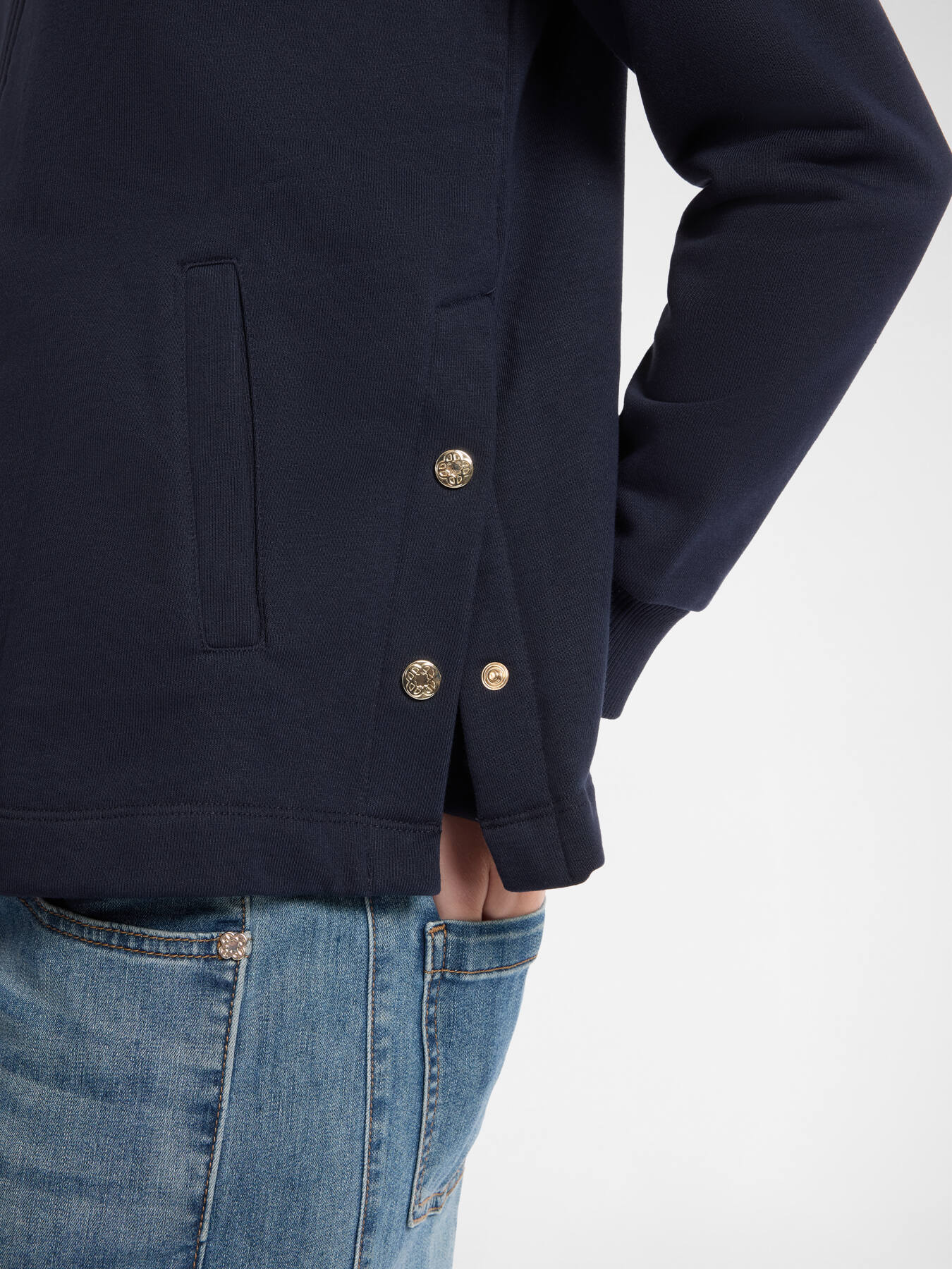 Camisola com fecho de correr image number 3