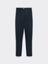 Pantaloni dritti in raso stretch image number 4