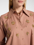 Camicia in popeline con ricami image number 3