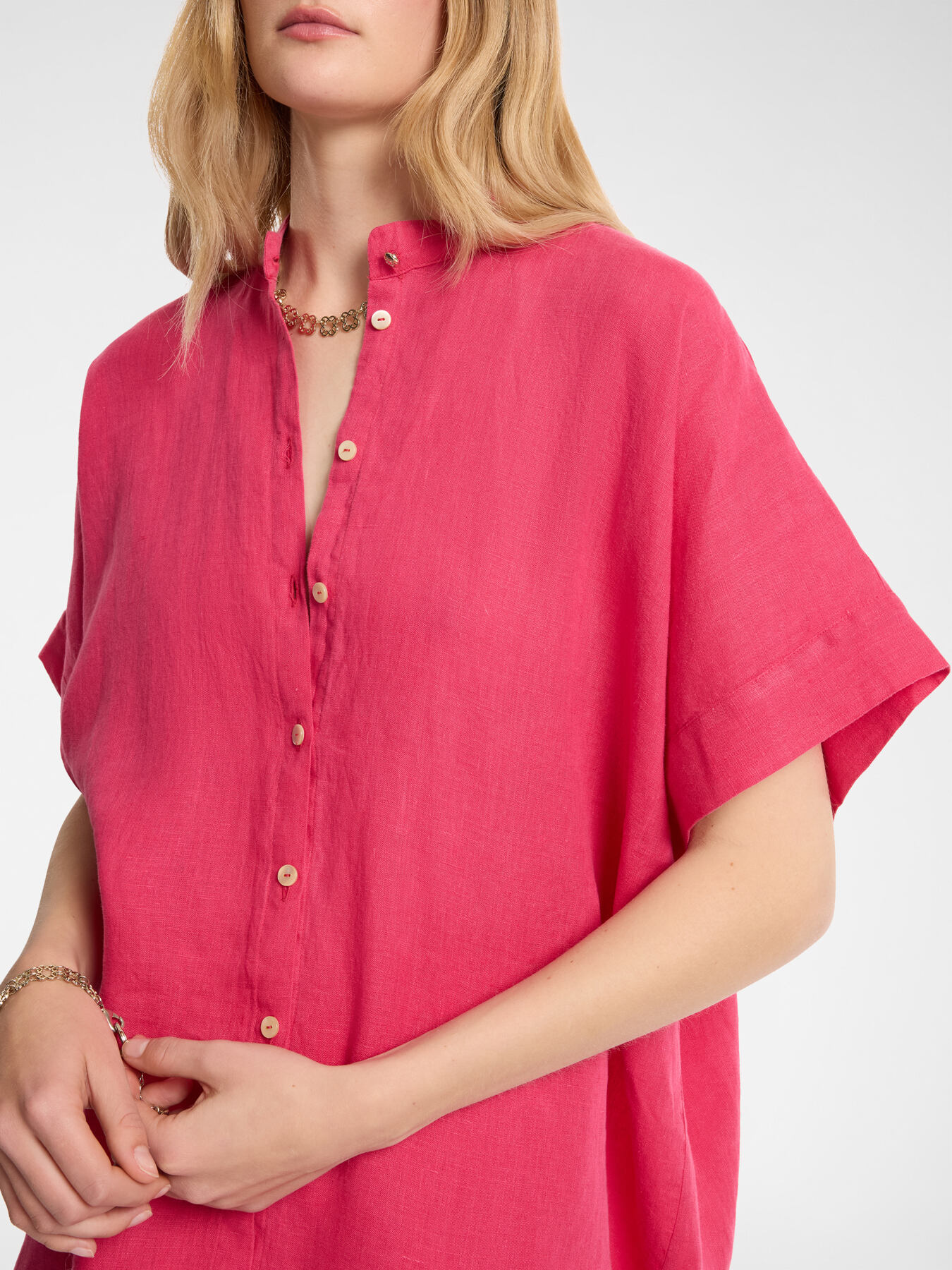 Blusa in lino image number 3