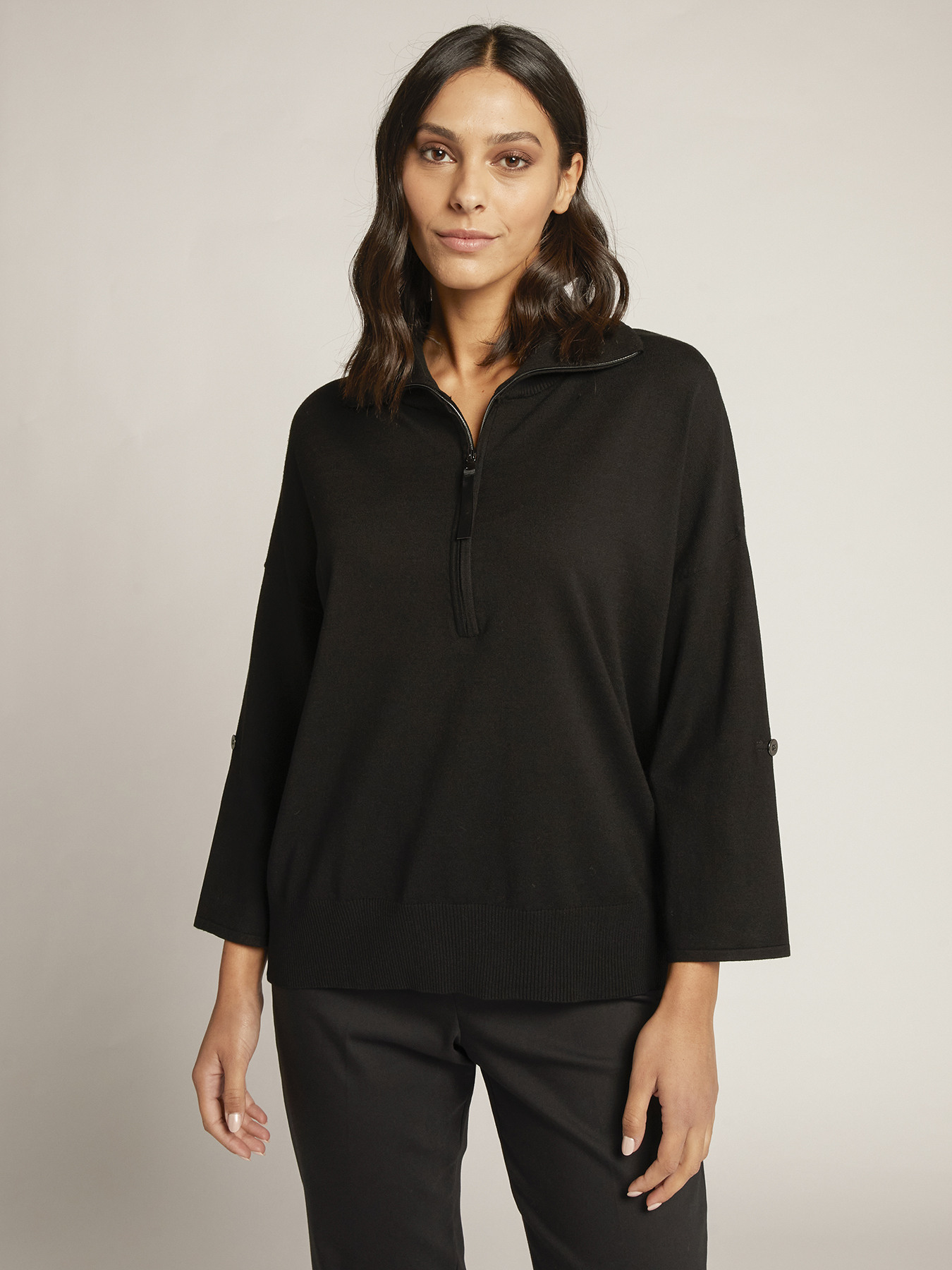 Jersey polo con cremallera image number 3