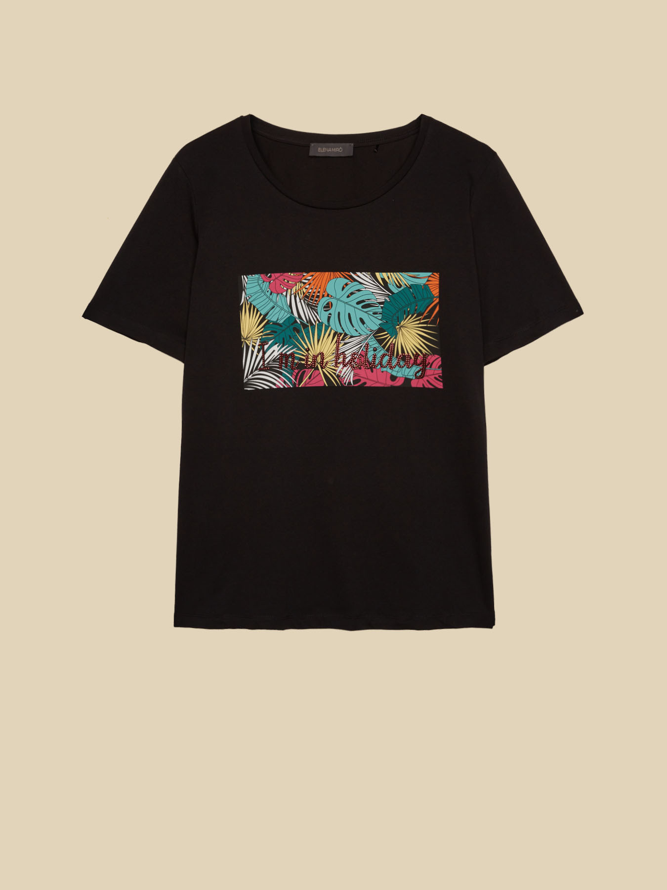 T-shirt with print and lettering image number 4