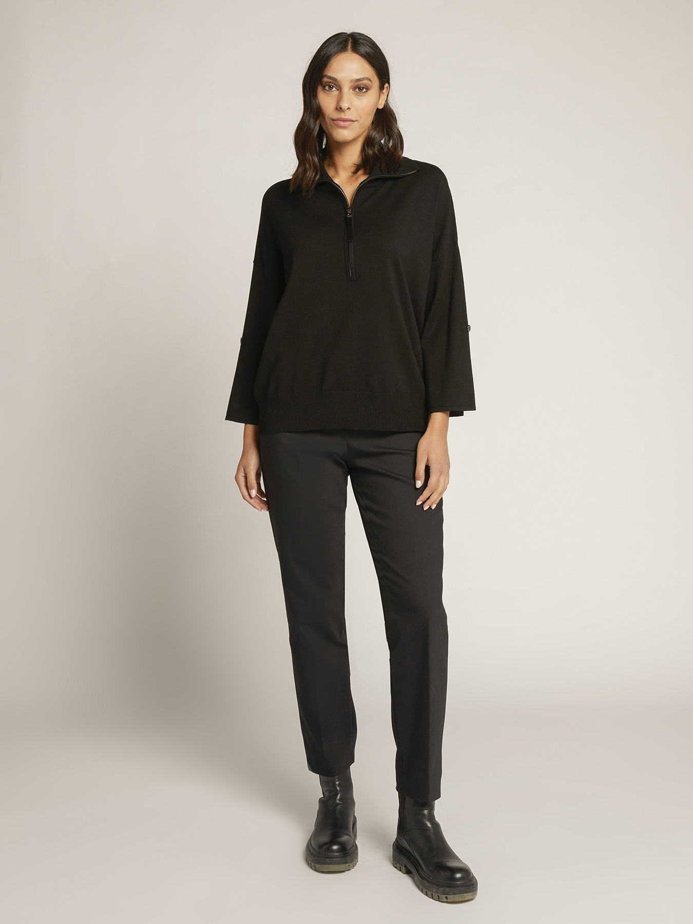 Jersey polo con cremallera image number 2