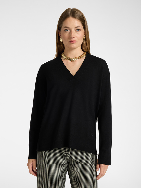Pull viscose col V