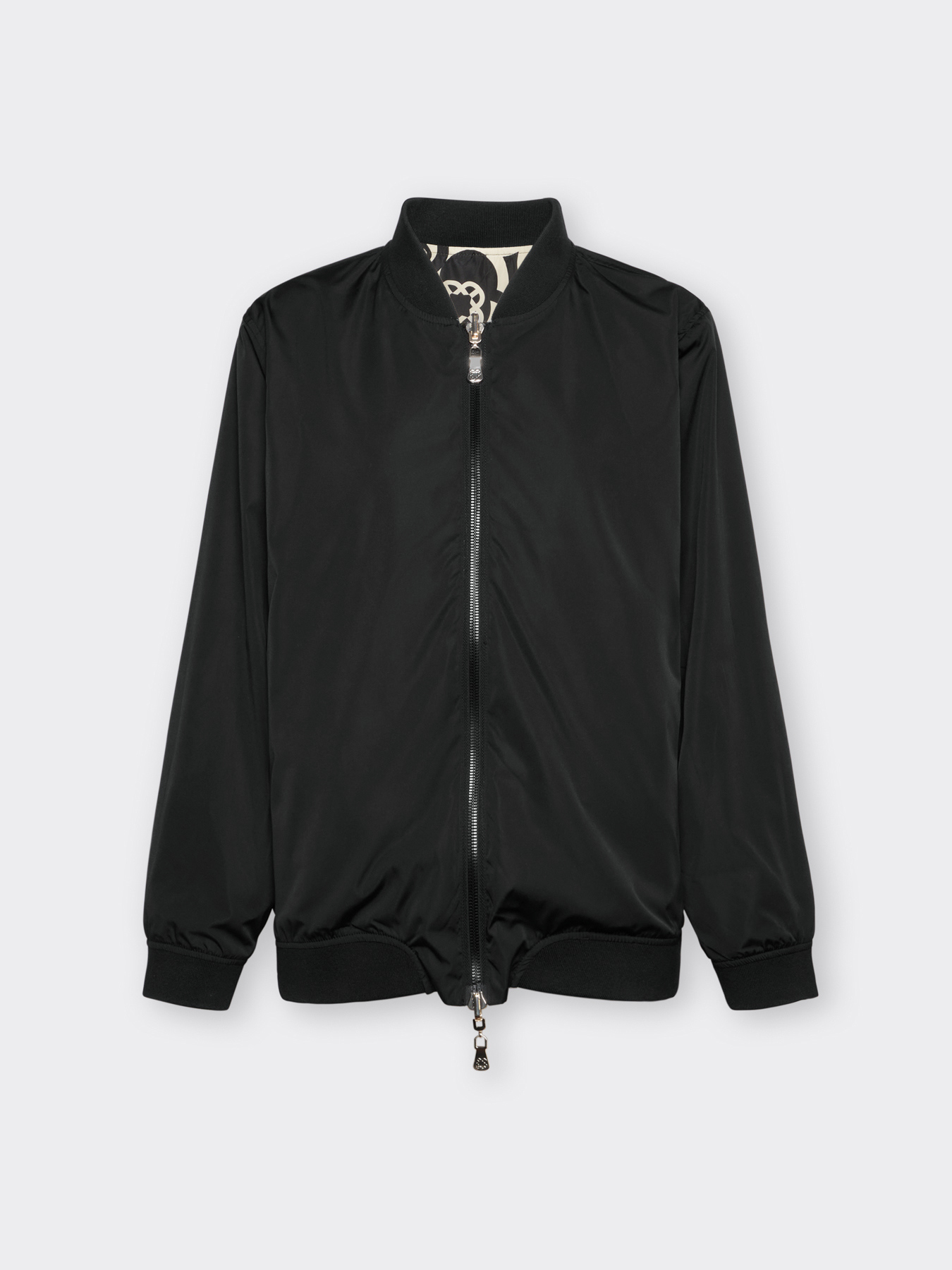 Jaqueta bomber com estampa Monogram image number 6