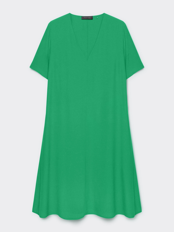 Grünes Maxi-Kleid