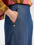 Jeans palazzo &sigma;&epsilon; Chambray washed image number 3