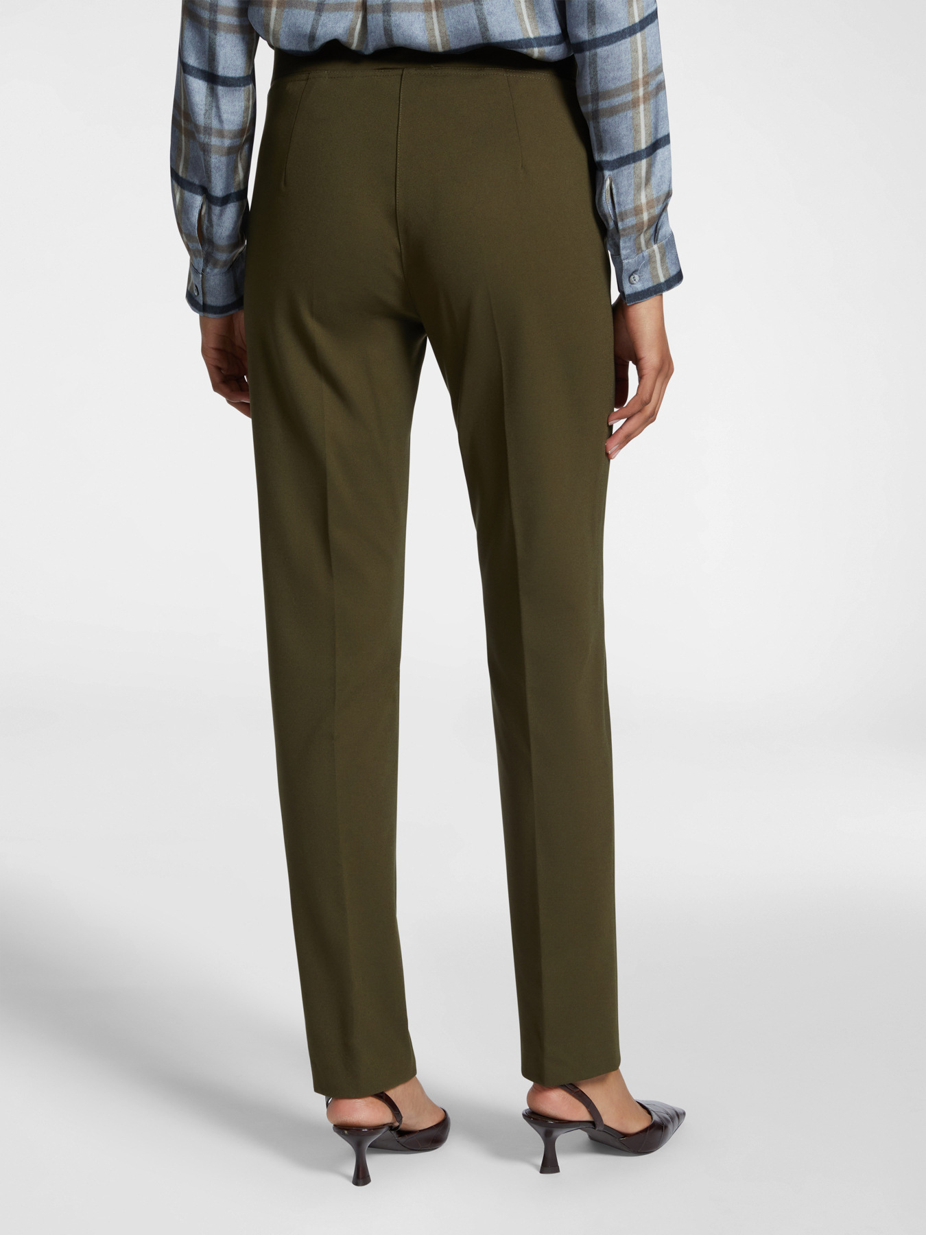 Cal&ccedil;as slim em ponto Milano image number 1