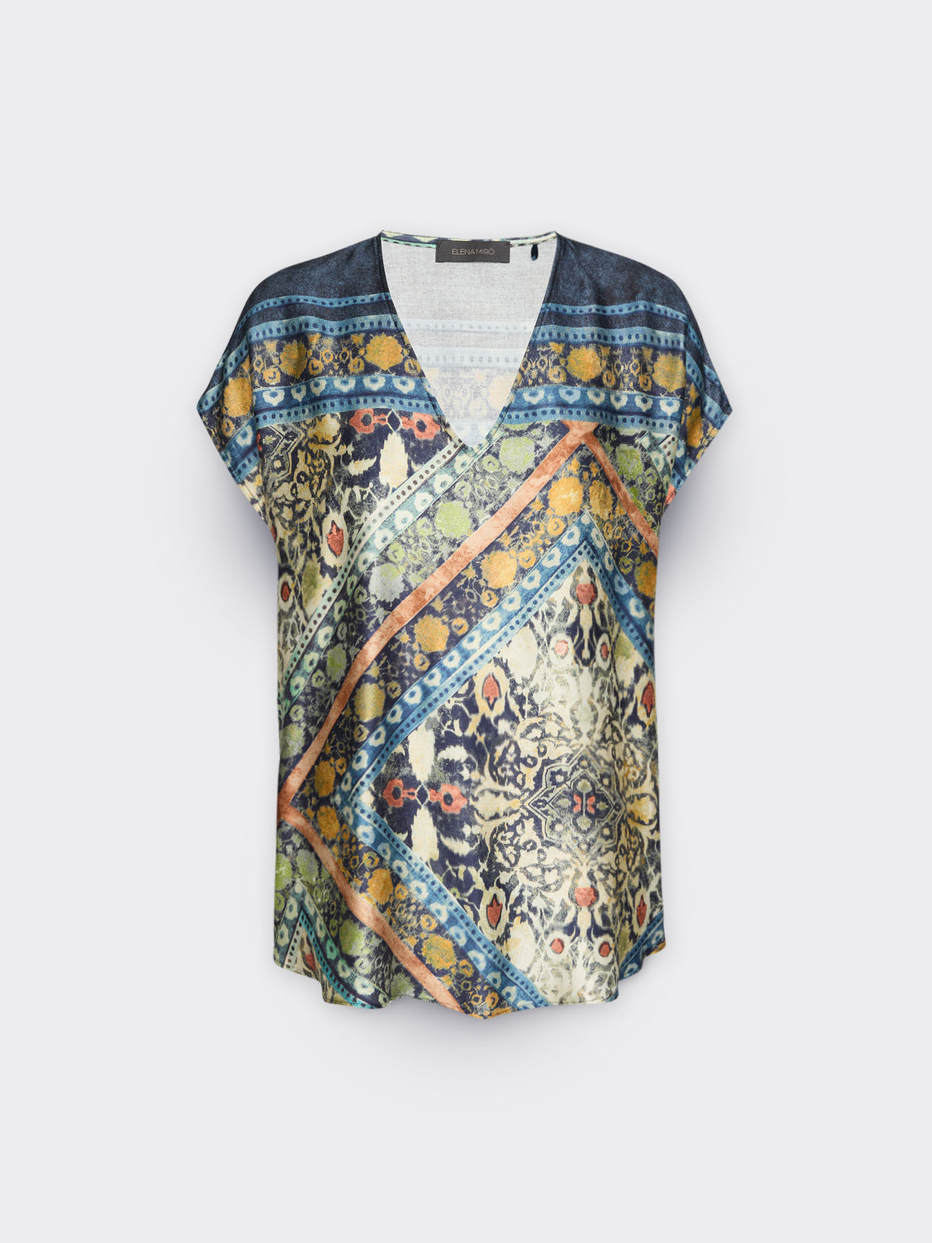 Ethnic print blouse image number 4