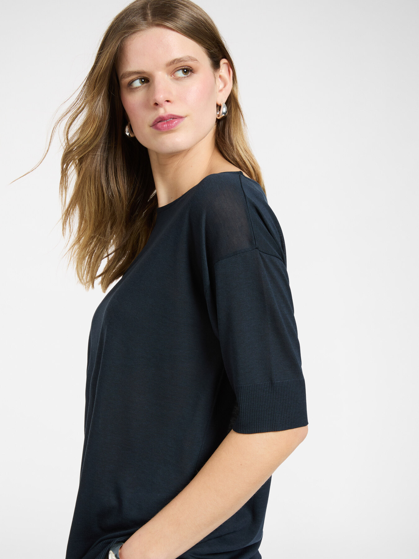 T-Shirt aus Lyocell-Mischgarn image number 3