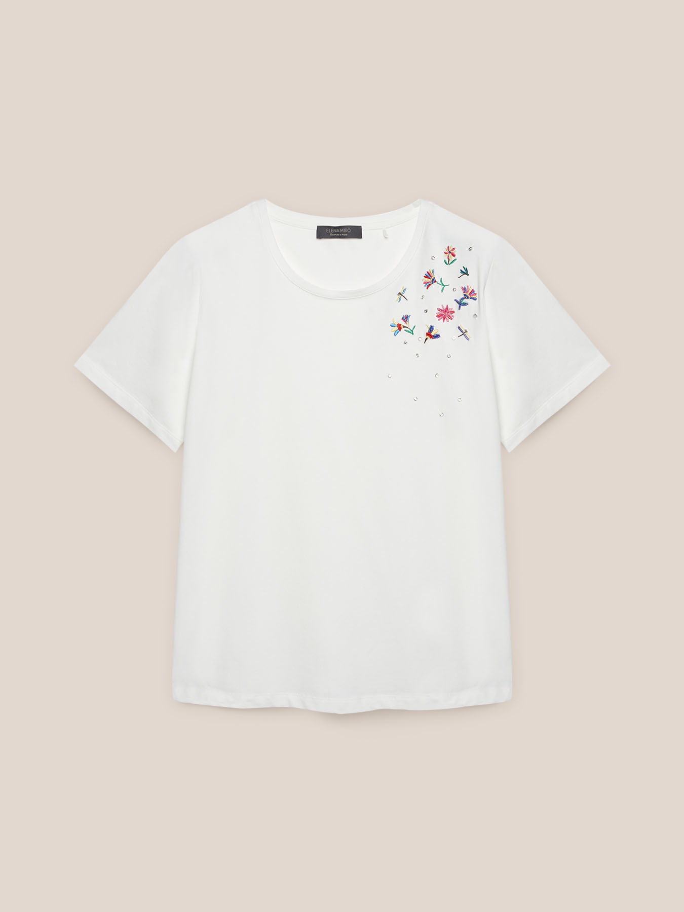 T-shirt brod&eacute; image number 4