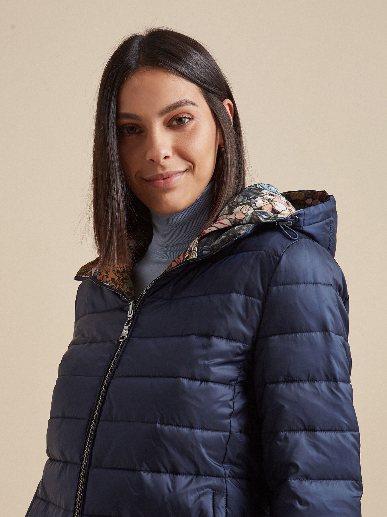 Piumino reversibile stampato image number 2