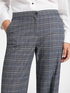 Men's patterned fabric trousers image number 3