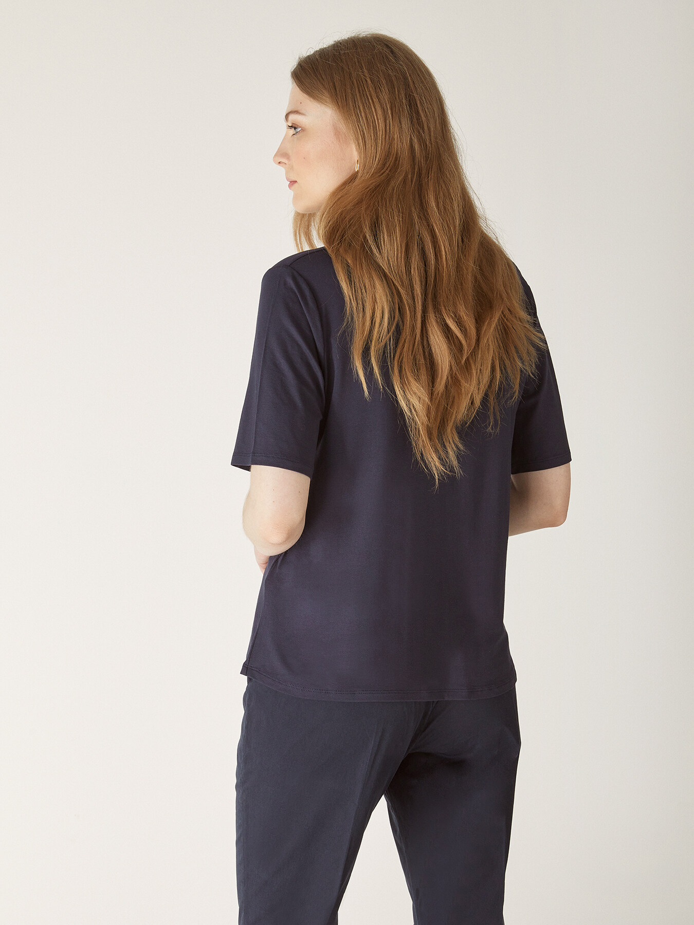 T-shirt with crystal trims image number 1