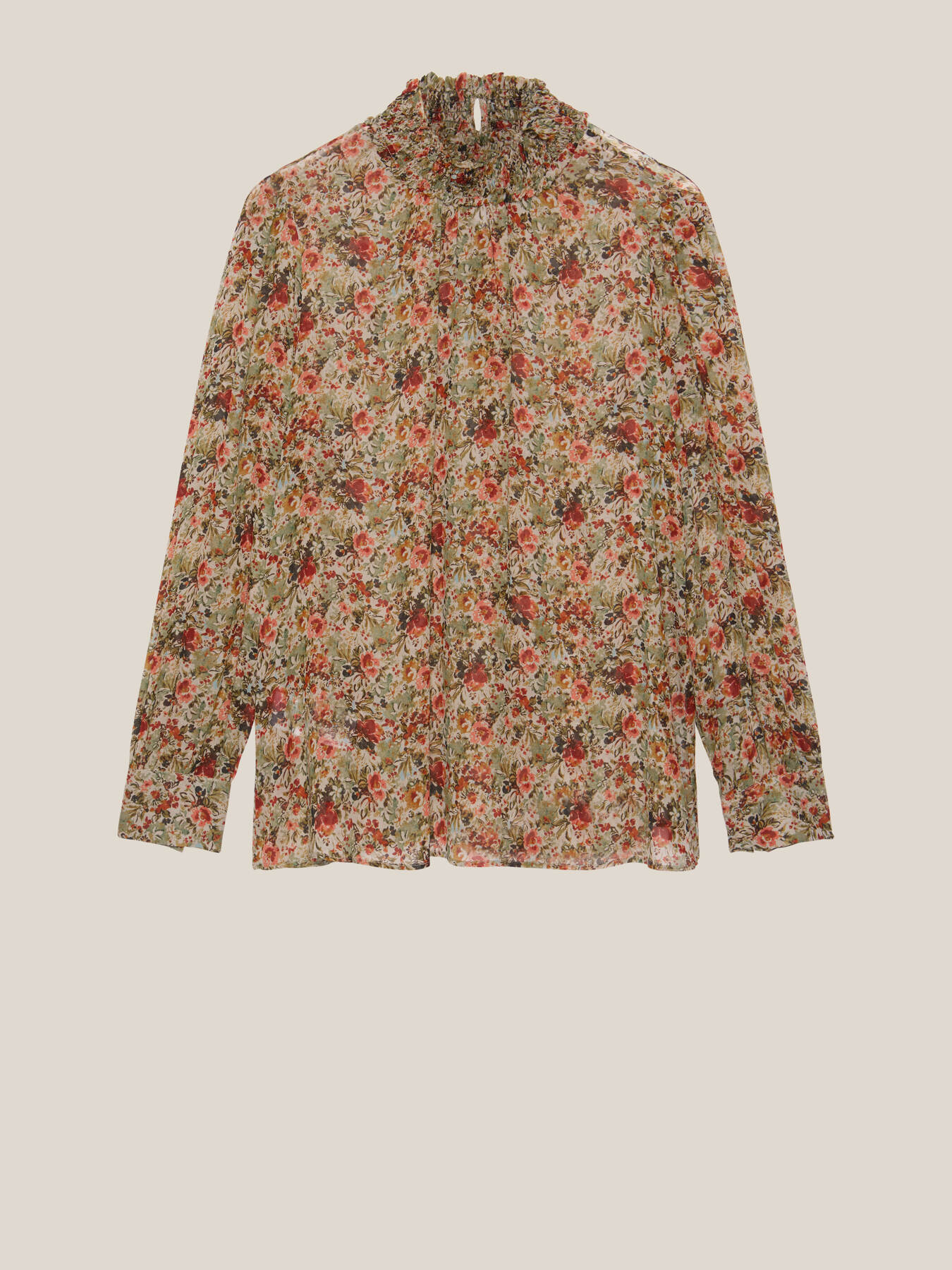 Blusa de georgette estampada image number 4