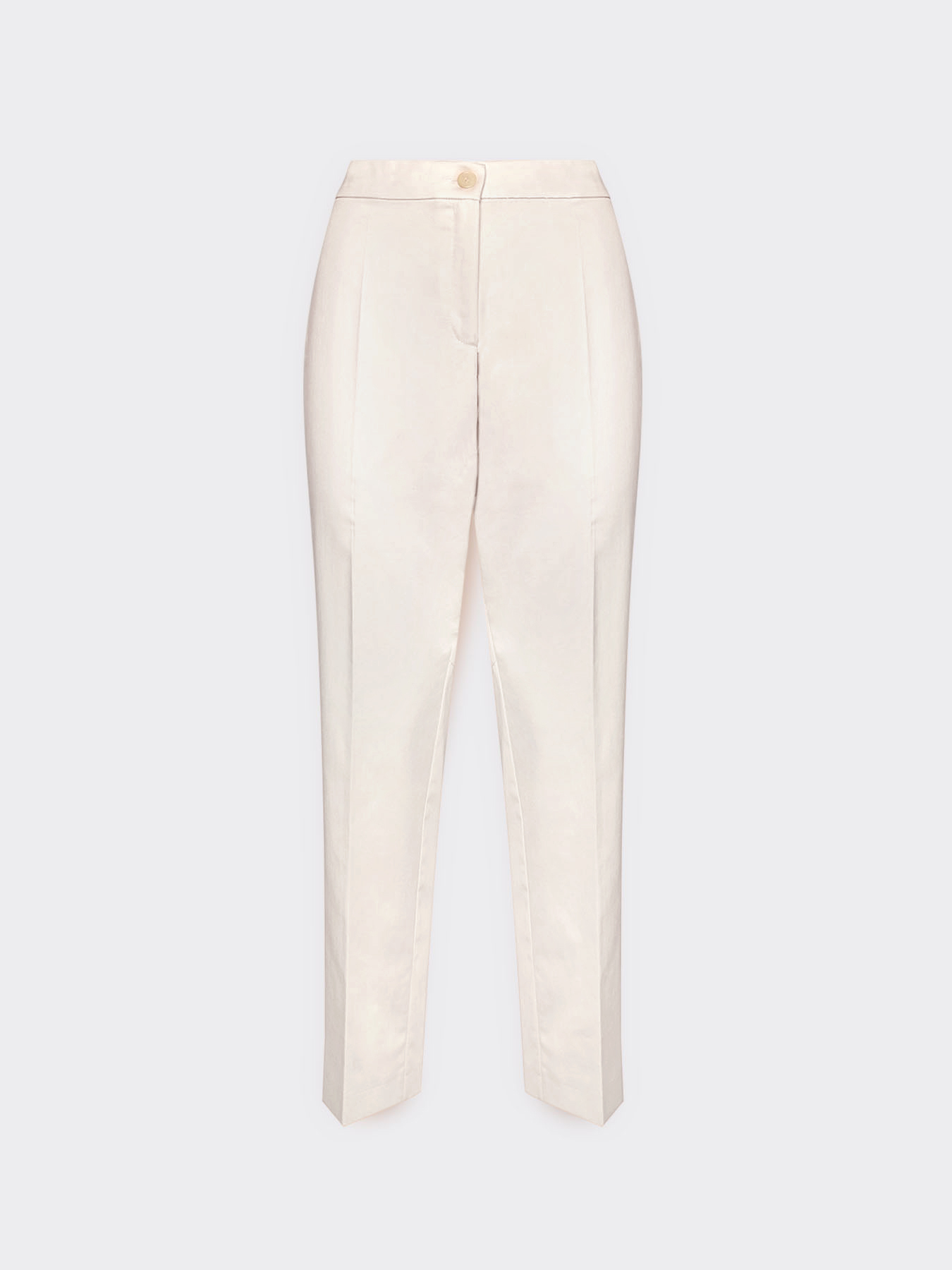 Gerade Hose aus Stretch-Satin image number 4