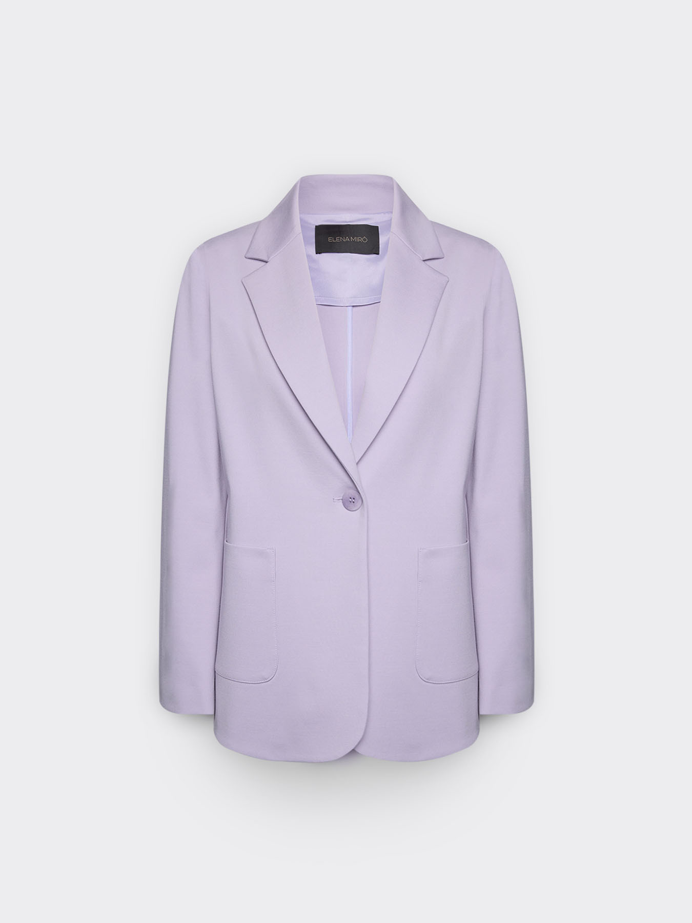 Single-breasted blazer in Milano stitch image number 4