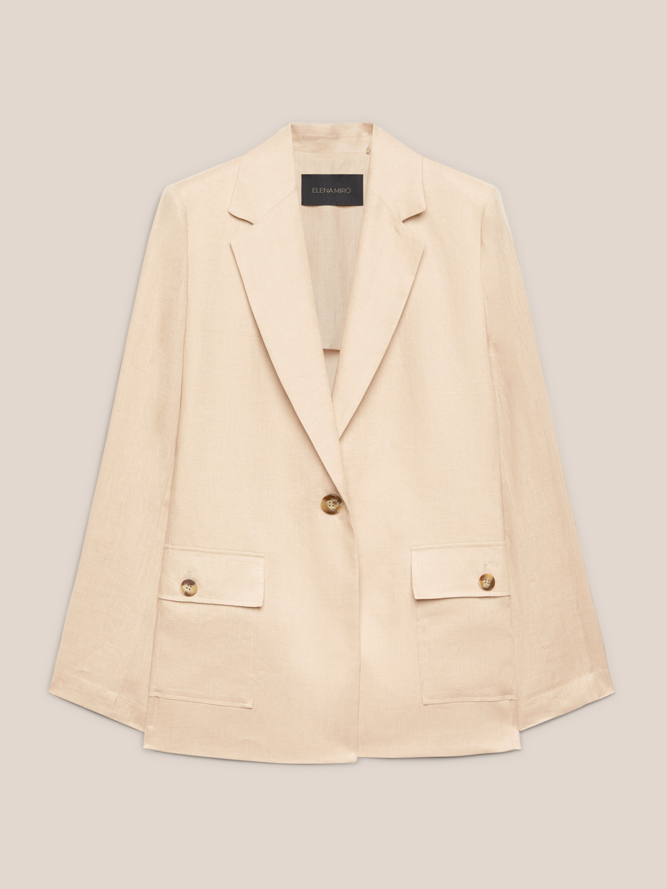Blazer Uomo Flint And Tinder Blu In Lino E Cotone Taglia S – Nuovo Senza Etichette