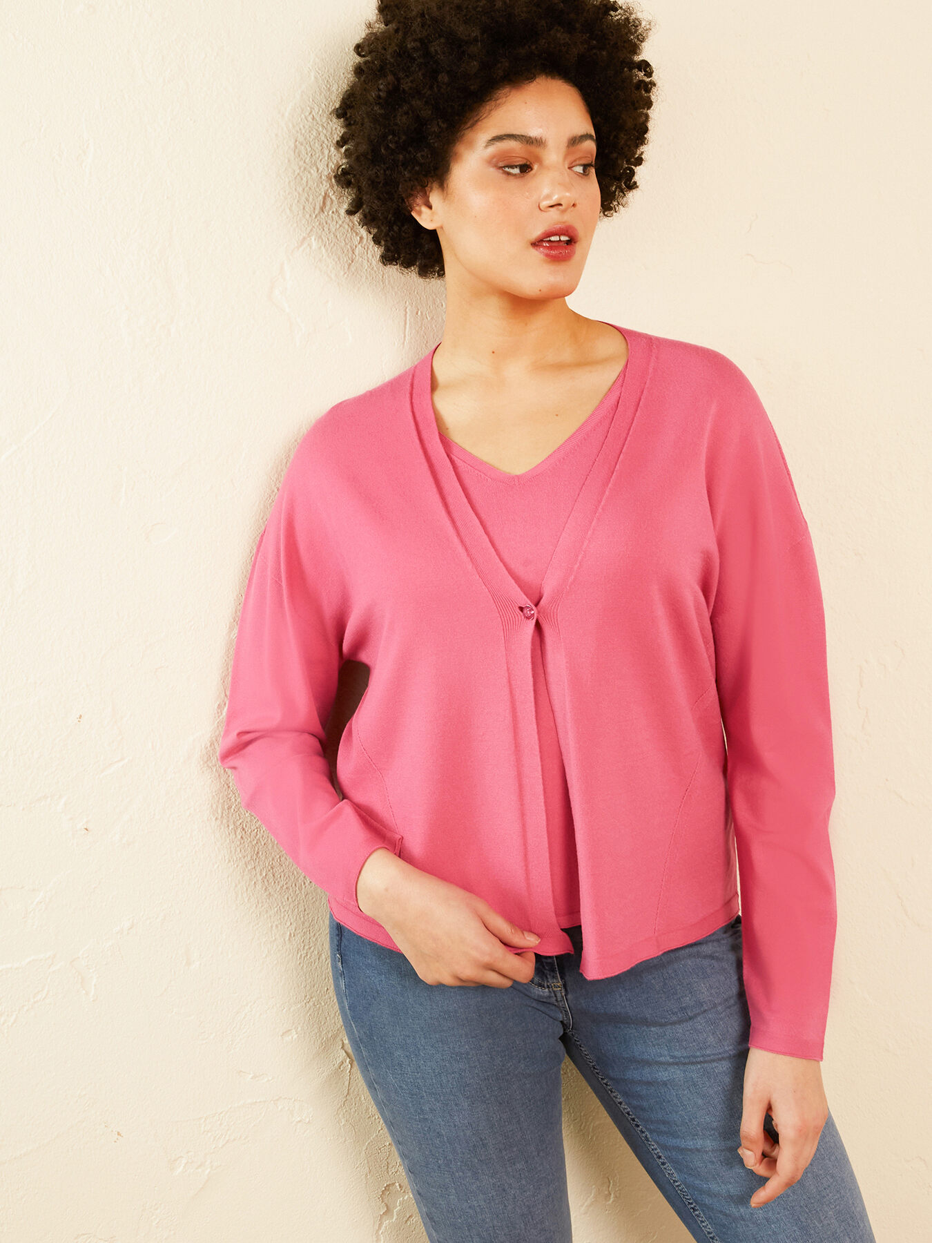 Soft viscose cardigan image number 0