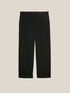 Cropped sateen trousers image number 5