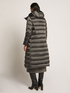 Long hooded down jacket image number 1