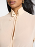 Camicia lunga in georgette image number 3