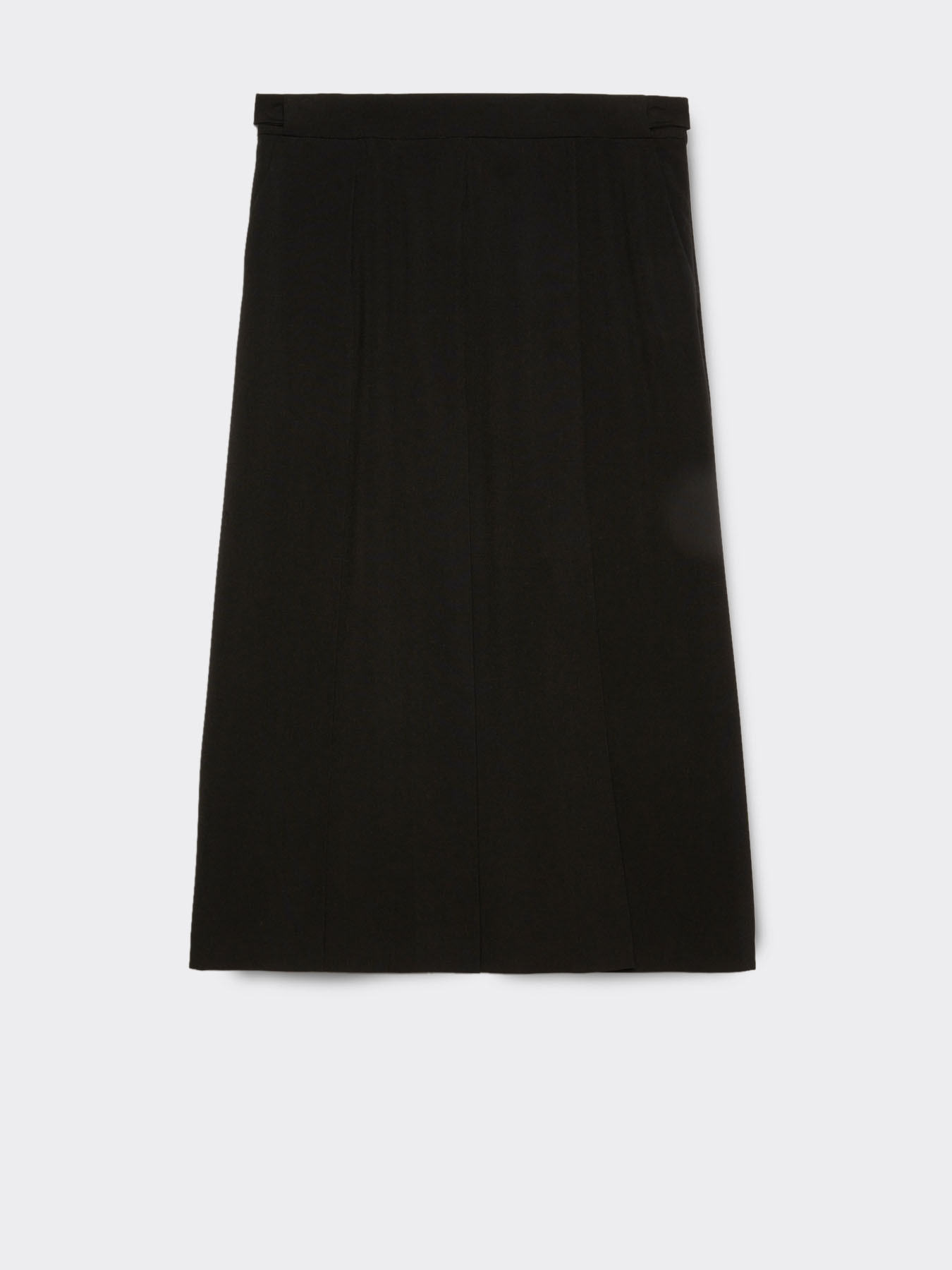 Falda midi con pliegues image number 4