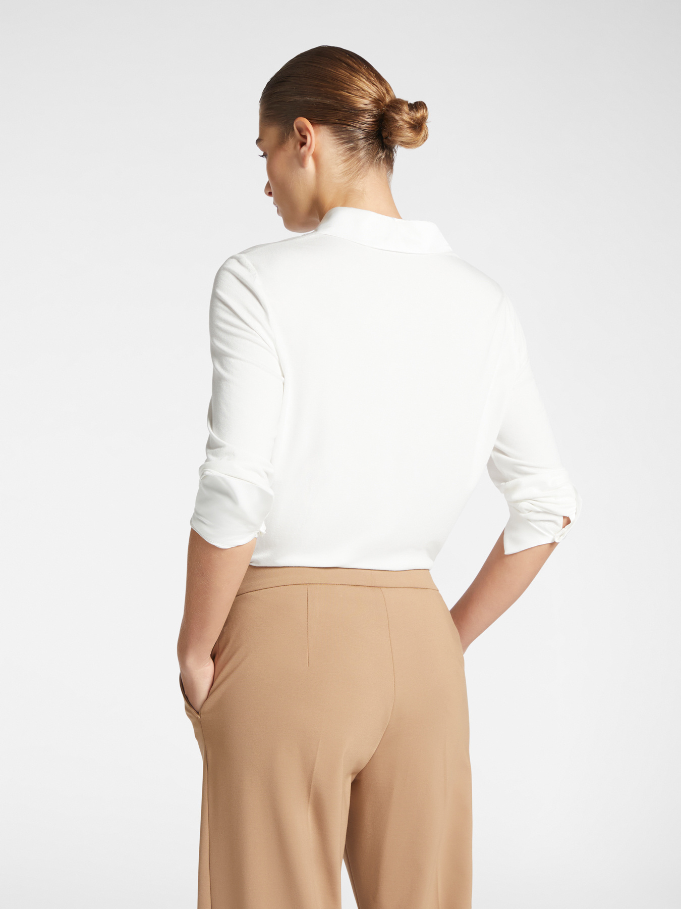 T-shirt em dois tecidos em viscose ECOVERO™ image number 1