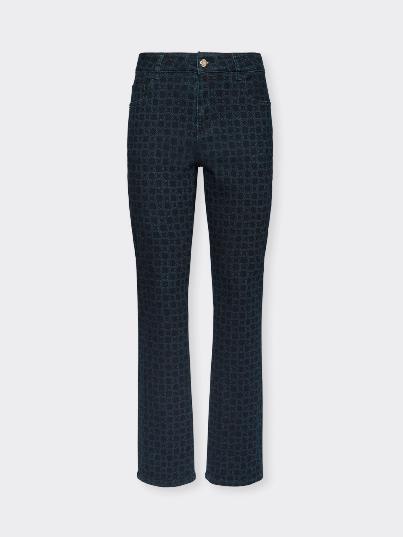 Cal&ccedil;a Jeans Monograma Azul image number 4