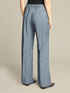 Wide trousers in cotton and linen image number 1
