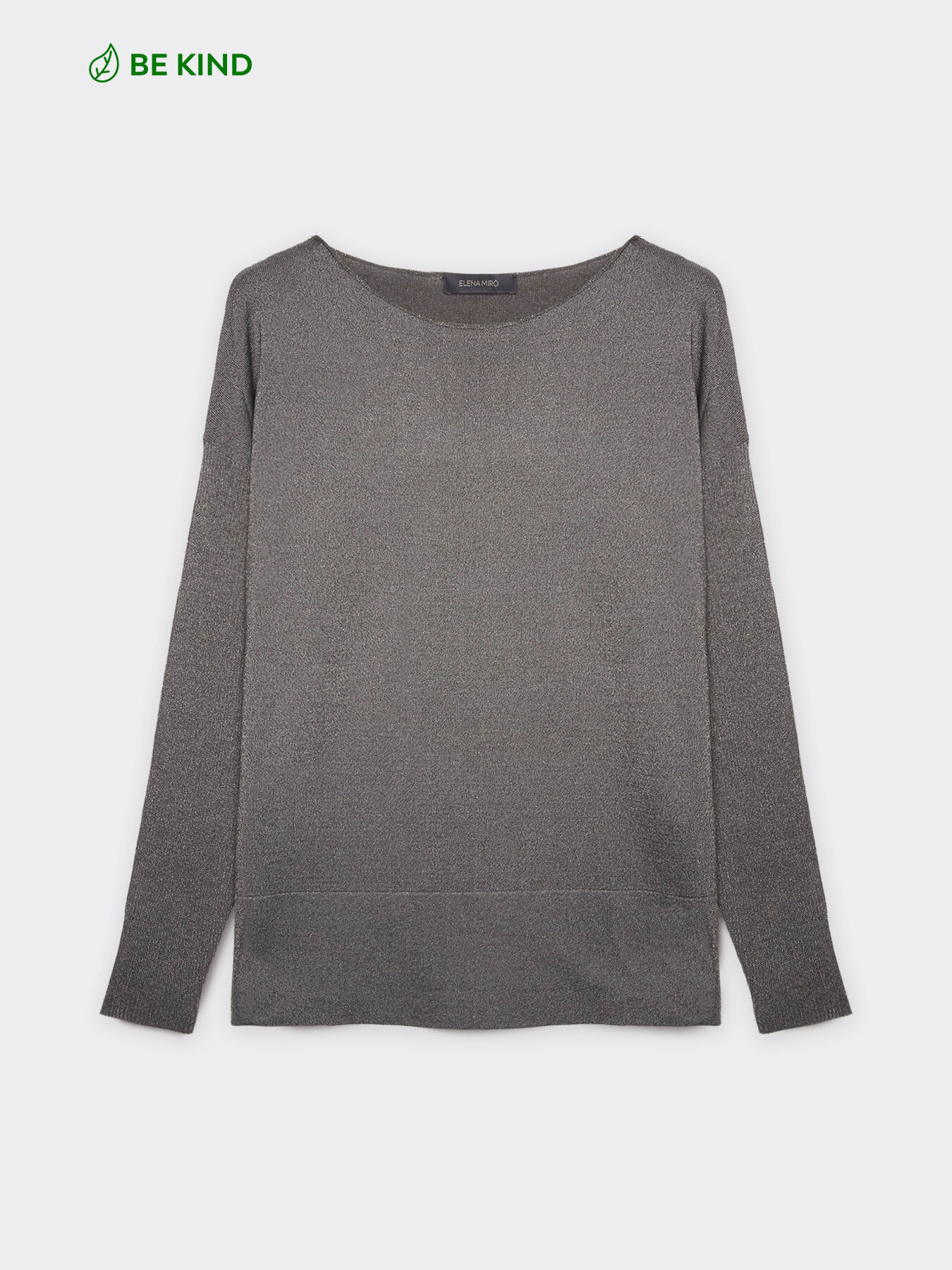 LENZING&trade; ECOVERO&trade; viscose lurex sweater image number 4