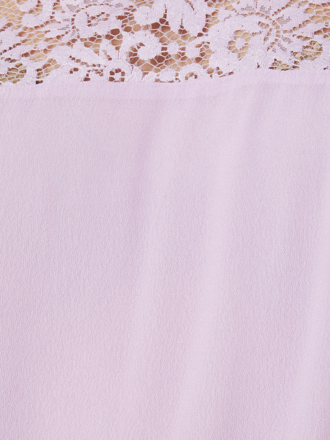 TANK TOP WITH LACE - GREEN FABRIC image number 5