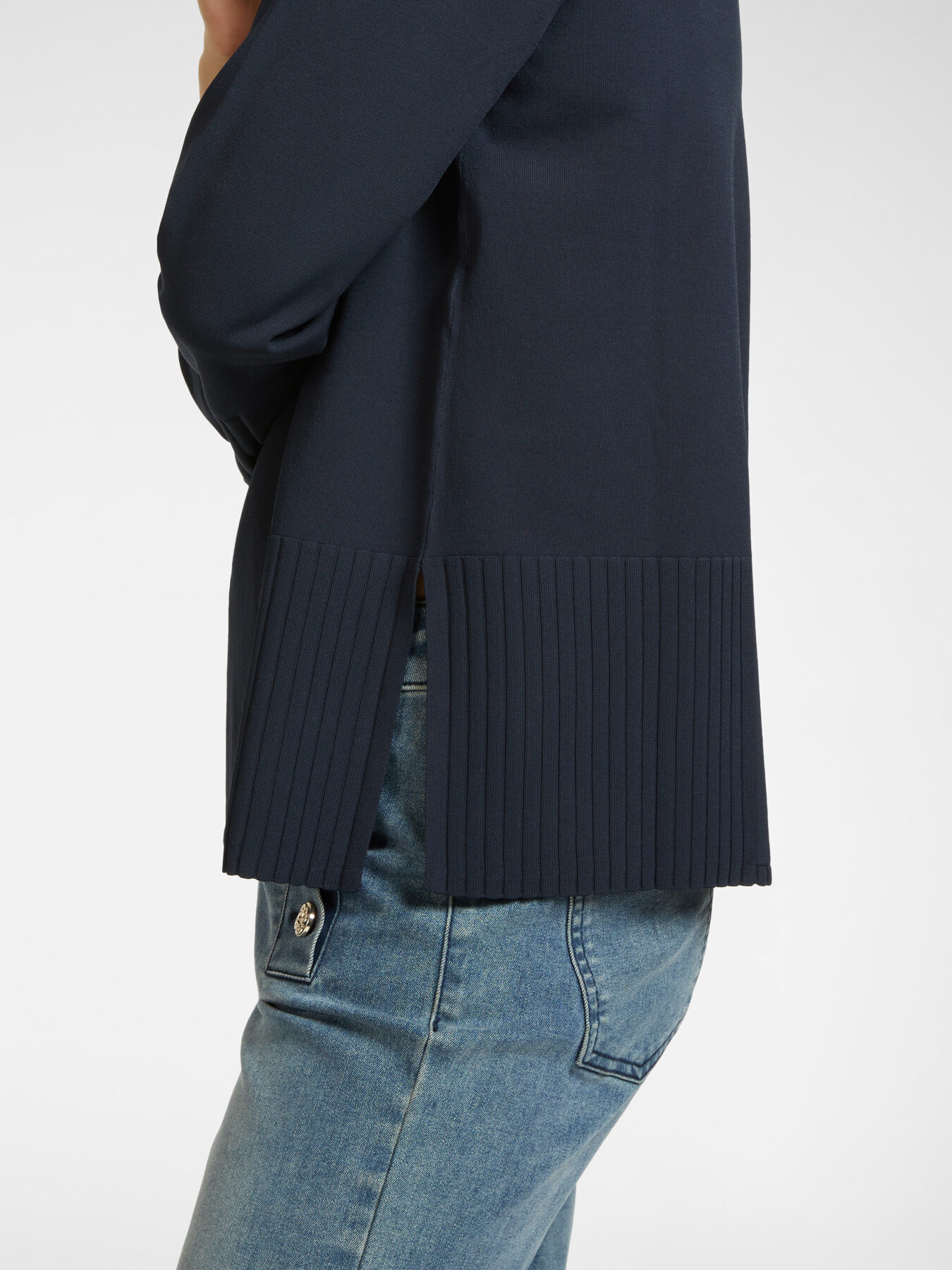 Maglia con dettagli a coste image number 3