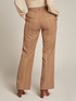 Pantalon droit en toile à carreaux image number 1
