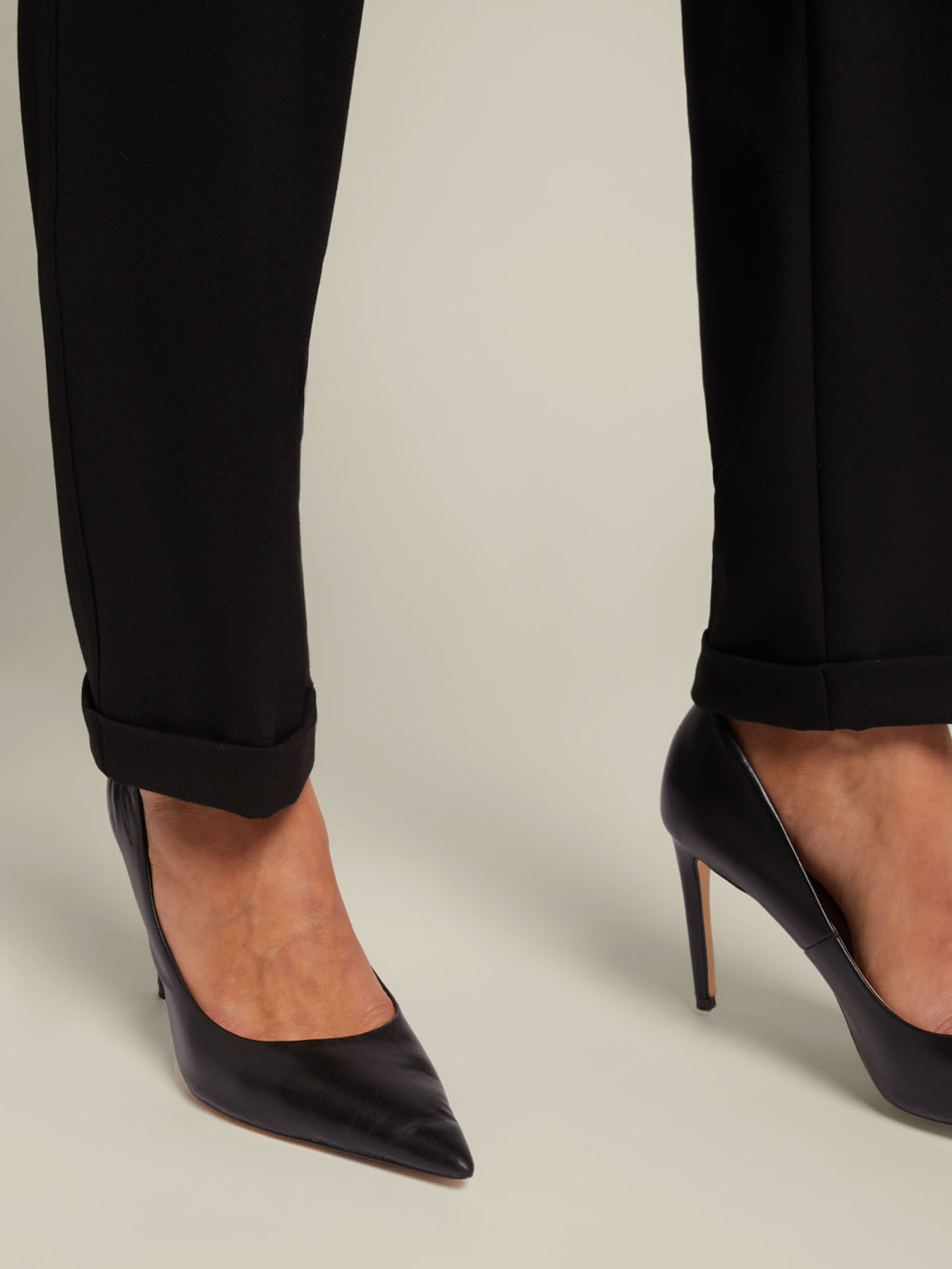 Pantaloni dritti in twill image number 4