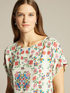 Blouse printed in viscose ecovero ™ image number 3